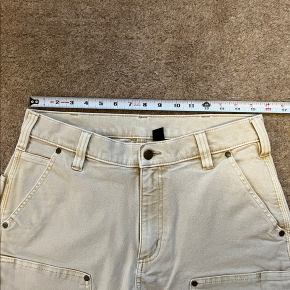 Carhartt rugged flexed, relaxed, fit garment dyed double front utility pan. - Picture 2 of 5